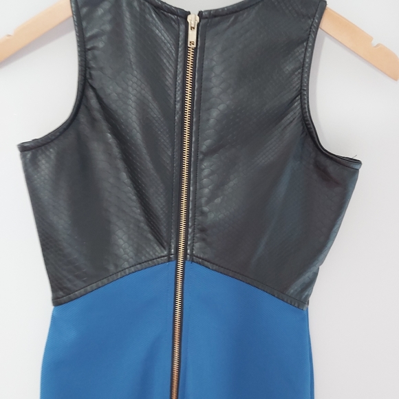 River Island Blue Black  Bodycon Dress - Picture 6 of 11